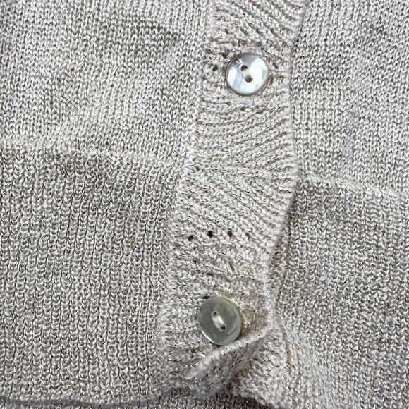 NWT Billieblush Gold Knit Cardigan Sweater - Picture 3 of 6